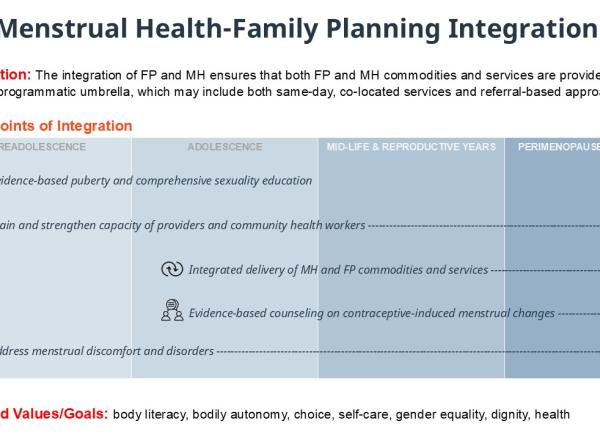 FP-MH definition and list of key areas of integration