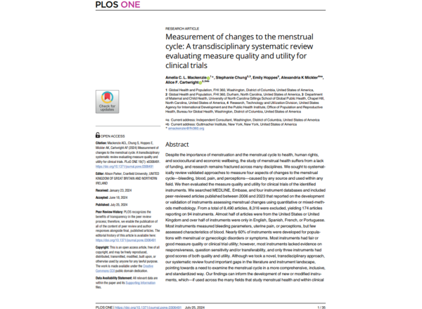 Publication front page with title, authors, and key points