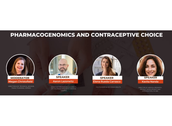 Pharmaco and contraceptive choice webinar image