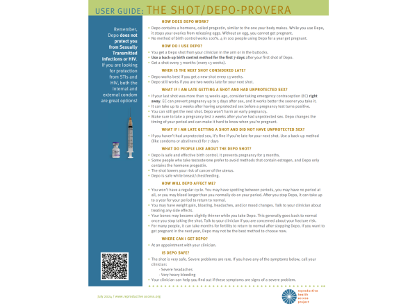 The Shot Depo-Provera Image