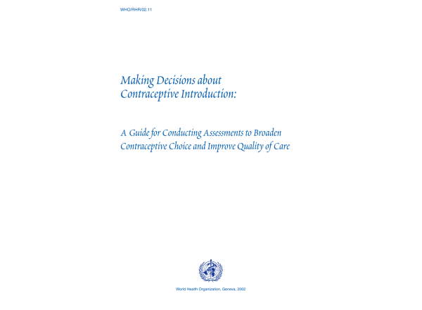 Making Decisions about Contraceptive Intro Image